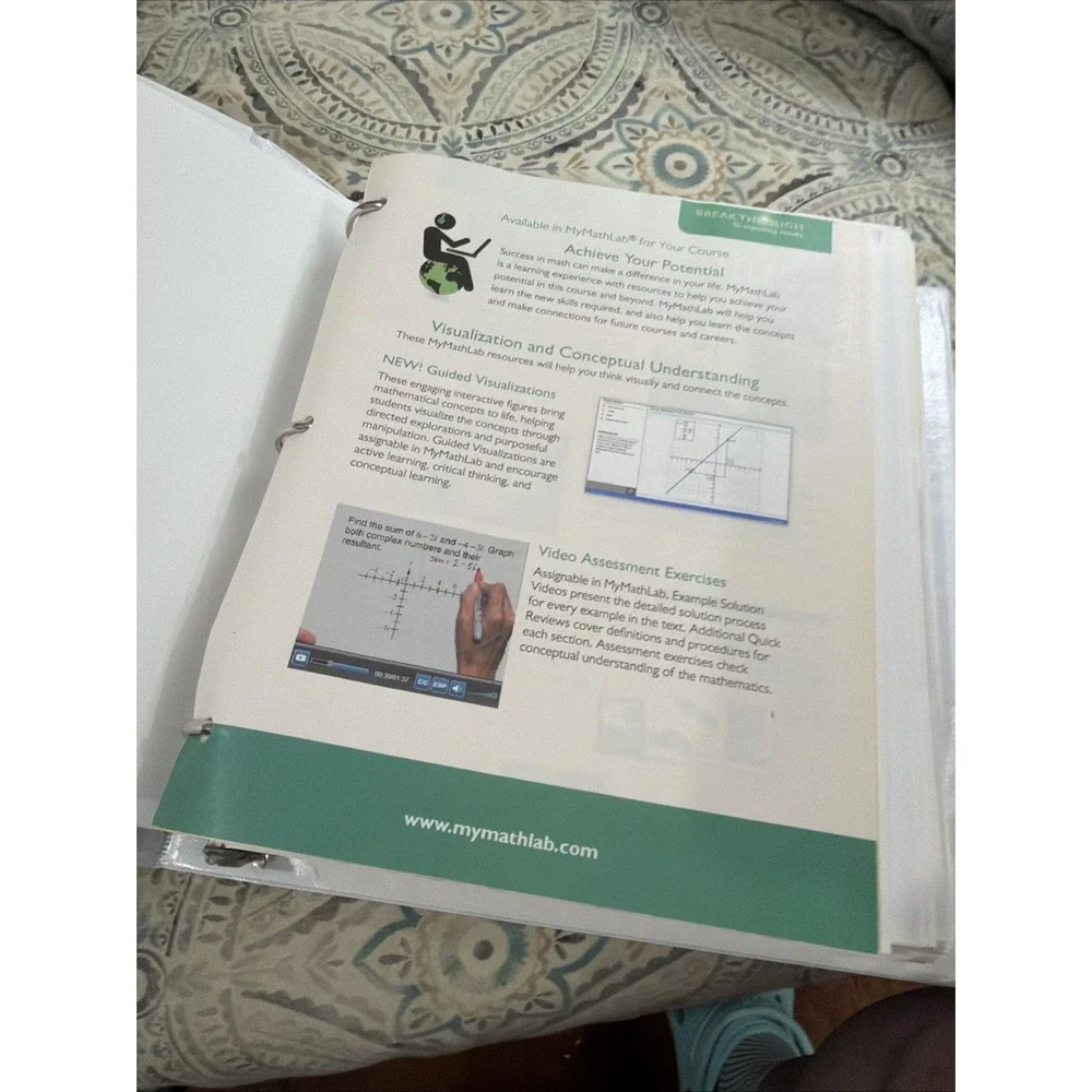Precalculus Book a la Carte 6th Edition John Hornsby, Margaret L. Lial, W/Binder